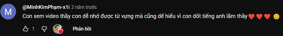 Tin nhắn học viên gửi về cho Thầy Dương