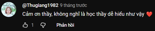 Tin nhắn học viên gửi về cho Thầy Dương